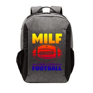 American Football Player Milf I Love Football Cool Gift Vector Backpack