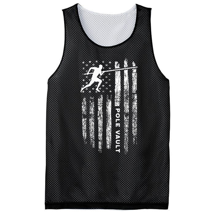 American Flag Pole Vault Apparel Vintage Pole Vault Mesh Reversible Basketball Jersey Tank