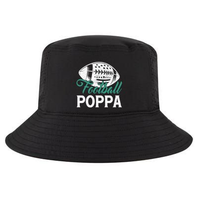 American Football Poppa Happy FatherS Day Dad Grandpa Meaningful Gift Cool Comfort Performance Bucket Hat