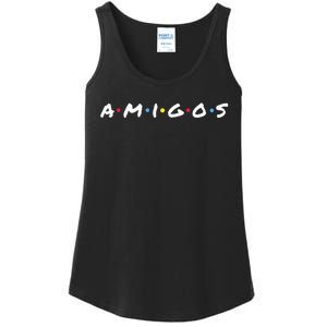 Amigos Fun Pop Culture Friends Humor Cute Ladies Essential Tank