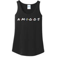 Amigos Fun Pop Culture Friends Humor Cute Ladies Essential Tank