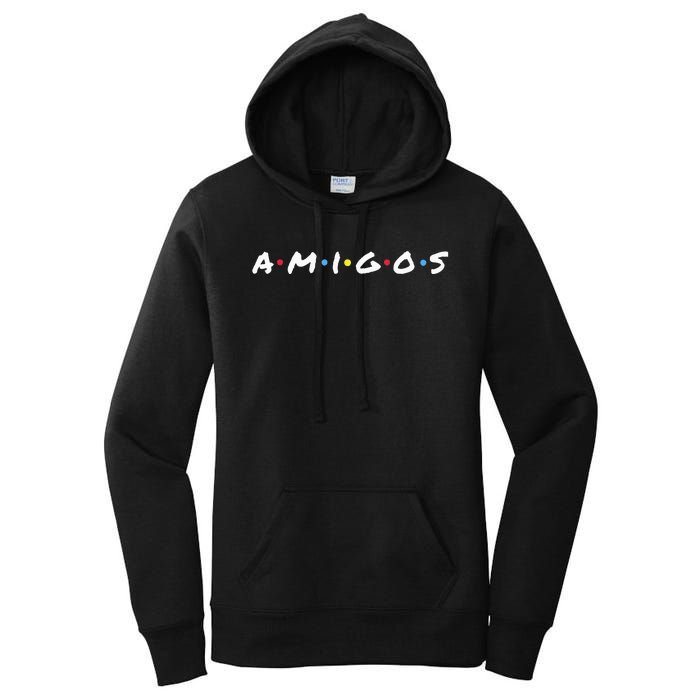 Amigos Fun Pop Culture Friends Humor Cute Women's Pullover Hoodie