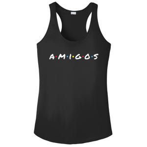 Amigos Fun Pop Culture Friends Humor Cute Ladies PosiCharge Competitor Racerback Tank