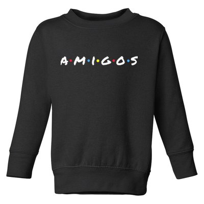 Amigos Fun Pop Culture Friends Humor Cute Toddler Sweatshirt
