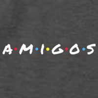 Amigos Fun Pop Culture Friends Humor Cute Vector Backpack