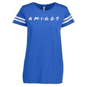 Amigos Fun Pop Culture Friends Humor Cute Enza Ladies Jersey Football T-Shirt