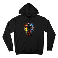 American Football player paint Hoodie