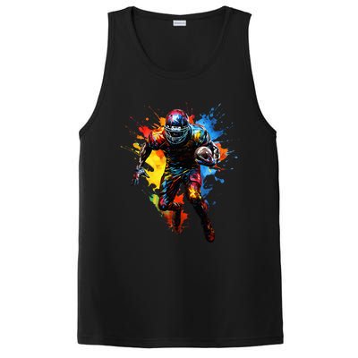 American Football player paint PosiCharge Competitor Tank