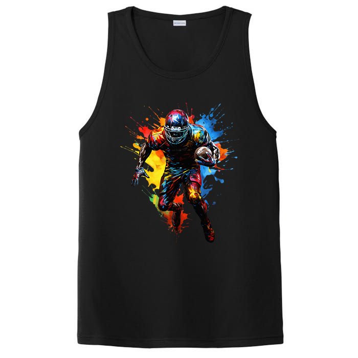 American Football player paint PosiCharge Competitor Tank