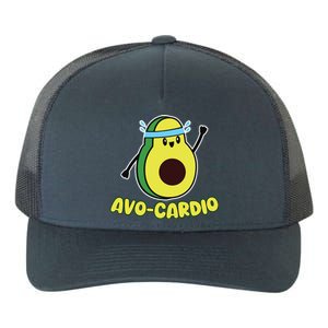 Avocardio Funny Pun Workout Running Avocado Exercise Tank Top Yupoong Adult 5-Panel Trucker Hat