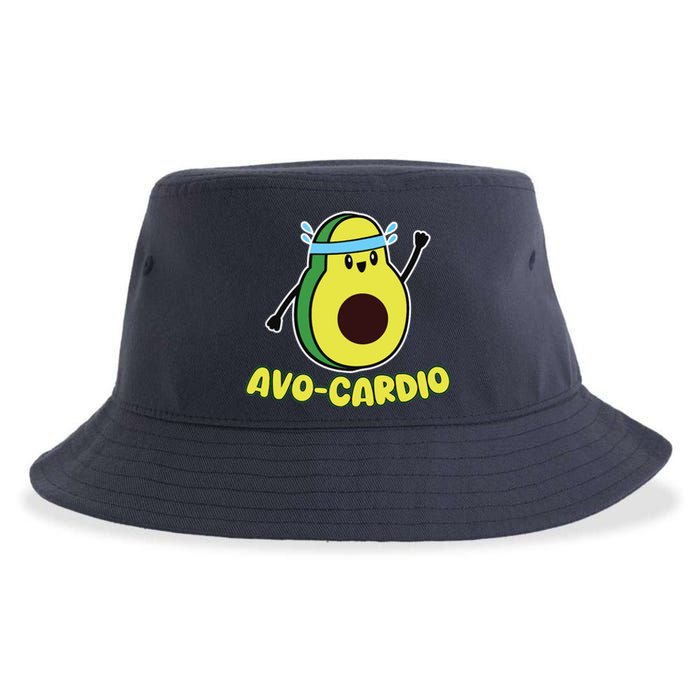 Avocardio Funny Pun Workout Running Avocado Exercise Tank Top Sustainable Bucket Hat