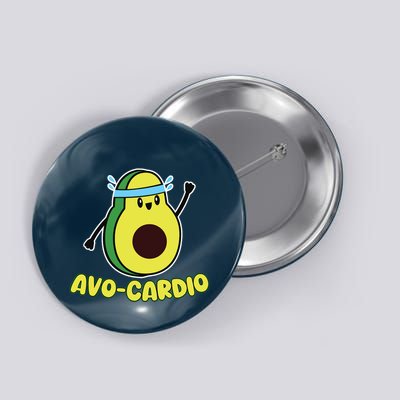 Avocardio Funny Pun Workout Running Avocado Exercise Tank Top Button