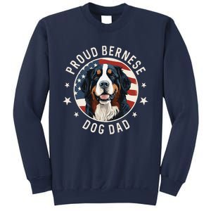 American Flag Proud Bernese Mountain Dog Dad Sweatshirt