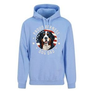 American Flag Proud Bernese Mountain Dog Dad Unisex Surf Hoodie