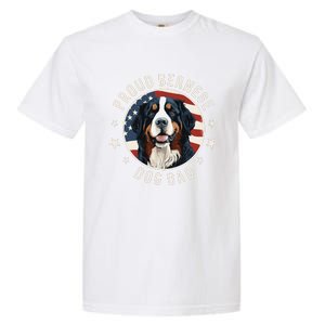 American Flag Proud Bernese Mountain Dog Dad Garment-Dyed Heavyweight T-Shirt