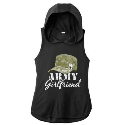 Army Friend Proud Vintage Physical Fitness Workout Gift Ladies PosiCharge Tri-Blend Wicking Draft Hoodie Tank