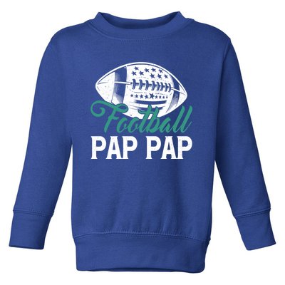 American Football Pap Pap Happy FatherS Day Dad Grandpa Gift Toddler Sweatshirt