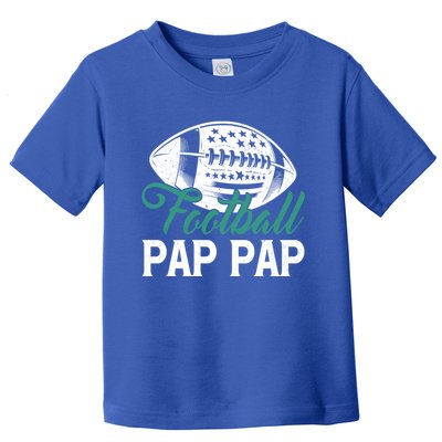 American Football Pap Pap Happy FatherS Day Dad Grandpa Gift Toddler T-Shirt