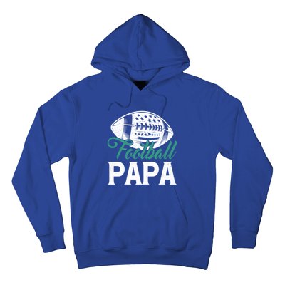 American Football Papa Happy FatherS Day Dad Grandpa Meaningful Gift Hoodie