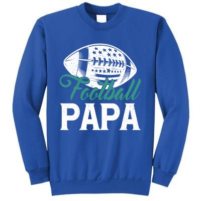 American Football Papa Happy FatherS Day Dad Grandpa Meaningful Gift Sweatshirt