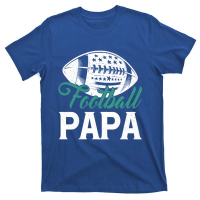 American Football Papa Happy FatherS Day Dad Grandpa Meaningful Gift T-Shirt