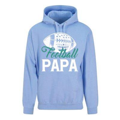 American Football Papa Happy FatherS Day Dad Grandpa Meaningful Gift Unisex Surf Hoodie