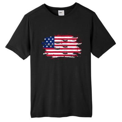 Army Flag Plane Soldiers Dad Military Party Mom Great Gift Tall Fusion ChromaSoft Performance T-Shirt