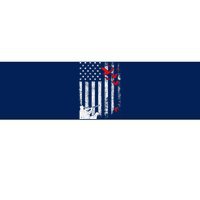 American Flag Patriotic Duck Hunting Waterfowl Bumper Sticker