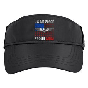 Air Force Proud Mom Mothers Day US Flag 4th Of July Adult Drive Performance Visor