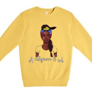 Antigua Flag Products Souvenirs Uniform Woman Antiguan Premium Crewneck Sweatshirt