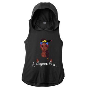 Antigua Flag Products Souvenirs Uniform Woman Antiguan Ladies PosiCharge Tri-Blend Wicking Draft Hoodie Tank