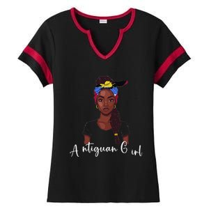 Antigua Flag Products Souvenirs Uniform Woman Antiguan Ladies Halftime Notch Neck Tee