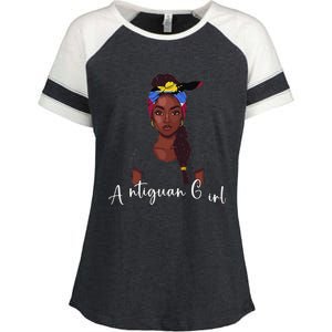 Antigua Flag Products Souvenirs Uniform Woman Antiguan Enza Ladies Jersey Colorblock Tee