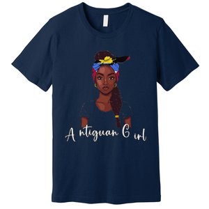 Antigua Flag Products Souvenirs Uniform Woman Antiguan Premium T-Shirt