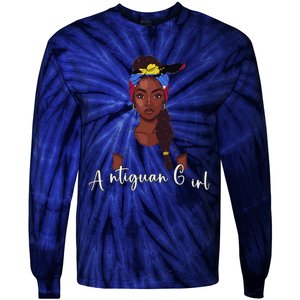 Antigua Flag Products Souvenirs Uniform Woman Antiguan Tie-Dye Long Sleeve Shirt