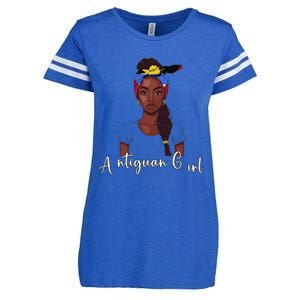 Antigua Flag Products Souvenirs Uniform Woman Antiguan Enza Ladies Jersey Football T-Shirt