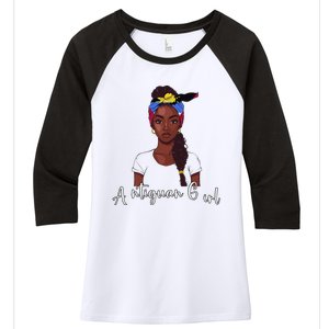 Antigua Flag Products Souvenirs Uniform Woman Antiguan Women's Tri-Blend 3/4-Sleeve Raglan Shirt