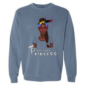 Antiguan Flag Princess Souvenirs Products Woman Antigua Garment-Dyed Sweatshirt