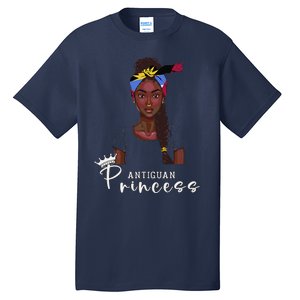 Antiguan Flag Princess Souvenirs Products Woman Antigua Tall T-Shirt