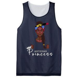 Antiguan Flag Princess Souvenirs Products Woman Antigua Mesh Reversible Basketball Jersey Tank