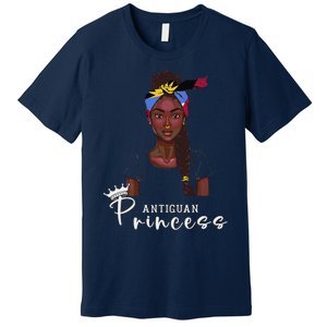 Antiguan Flag Princess Souvenirs Products Woman Antigua Premium T-Shirt