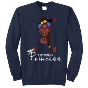 Antiguan Flag Princess Souvenirs Products Woman Antigua Tall Sweatshirt