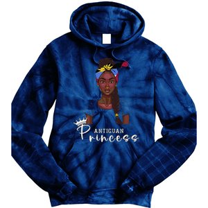 Antiguan Flag Princess Souvenirs Products Woman Antigua Tie Dye Hoodie