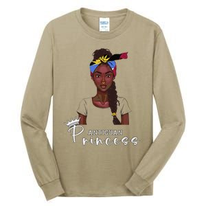 Antiguan Flag Princess Souvenirs Products Woman Antigua Tall Long Sleeve T-Shirt