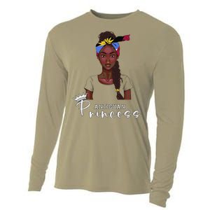 Antiguan Flag Princess Souvenirs Products Woman Antigua Cooling Performance Long Sleeve Crew