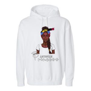 Antiguan Flag Princess Souvenirs Products Woman Antigua Garment-Dyed Fleece Hoodie