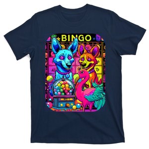 A Flamingo Plays Bingo With Her Friends The Dingoes T-Shirt