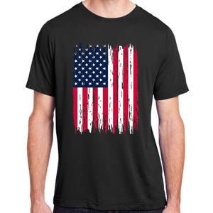 American Flag Patriotic 4th Of July Independence Day Adult ChromaSoft Performance T-Shirt