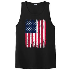 American Flag Patriotic 4th Of July Independence Day PosiCharge Competitor Tank