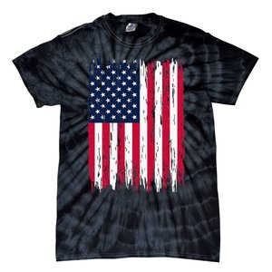 American Flag Patriotic 4th Of July Independence Day Tie-Dye T-Shirt